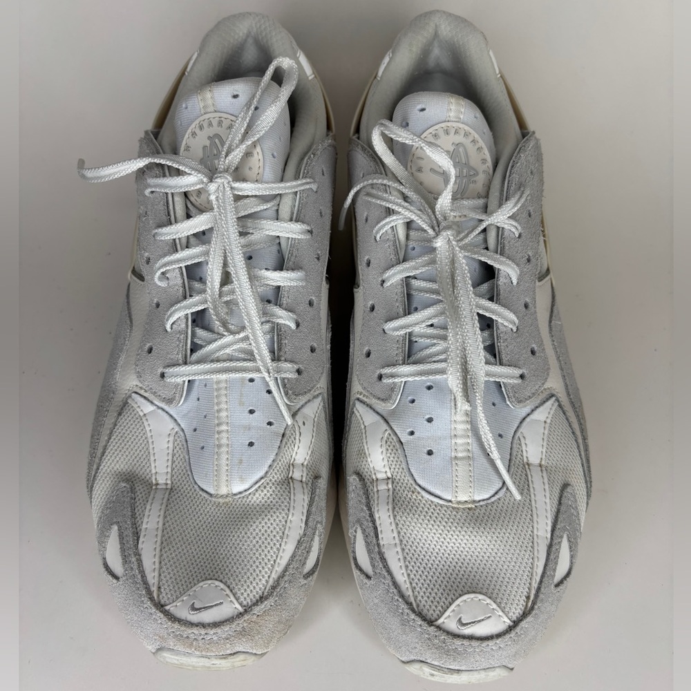Nike Air Huarache Runner Summit White Platinum DZ3306-100 Mens Size 11.5 Shoes - Picture 8 of 16